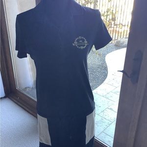 Blue golfinio dress .